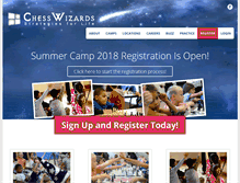 Tablet Screenshot of chesswizards.com